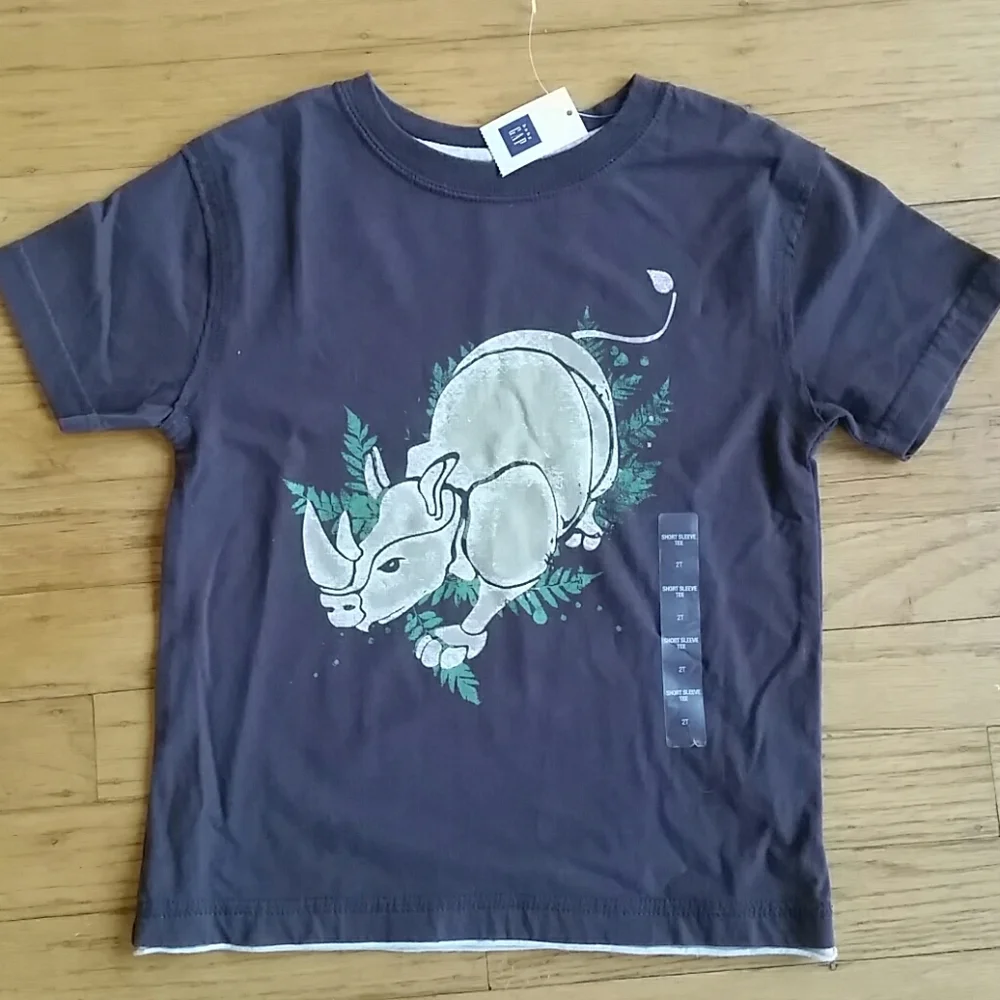 Baby GAP rhino tshirt size 2T
